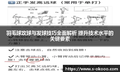 羽毛球攻球与发球技巧全面解析 提升技术水平的关键要素